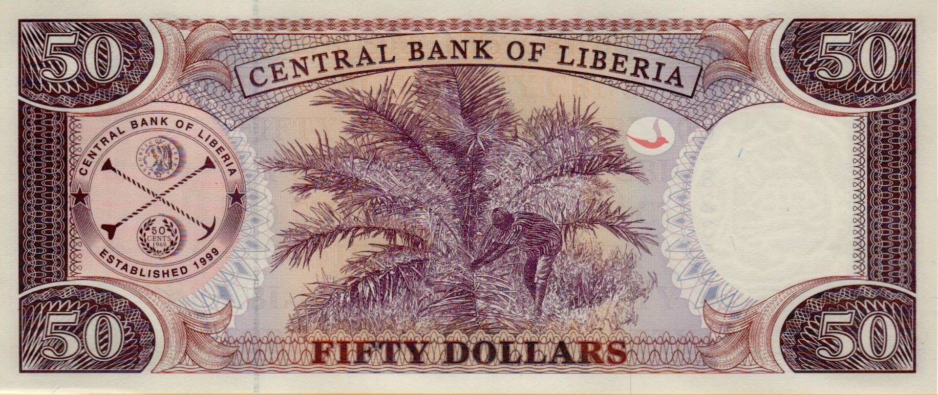 Liberia 50 2009 UNC P-29/d